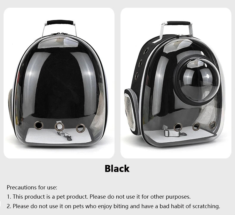 Pet Cat Carrying Bag Space Pet Backpacks Breathable Portable Transparent Backpack Puppy Dog Transport Carrier Space Capsule Bags