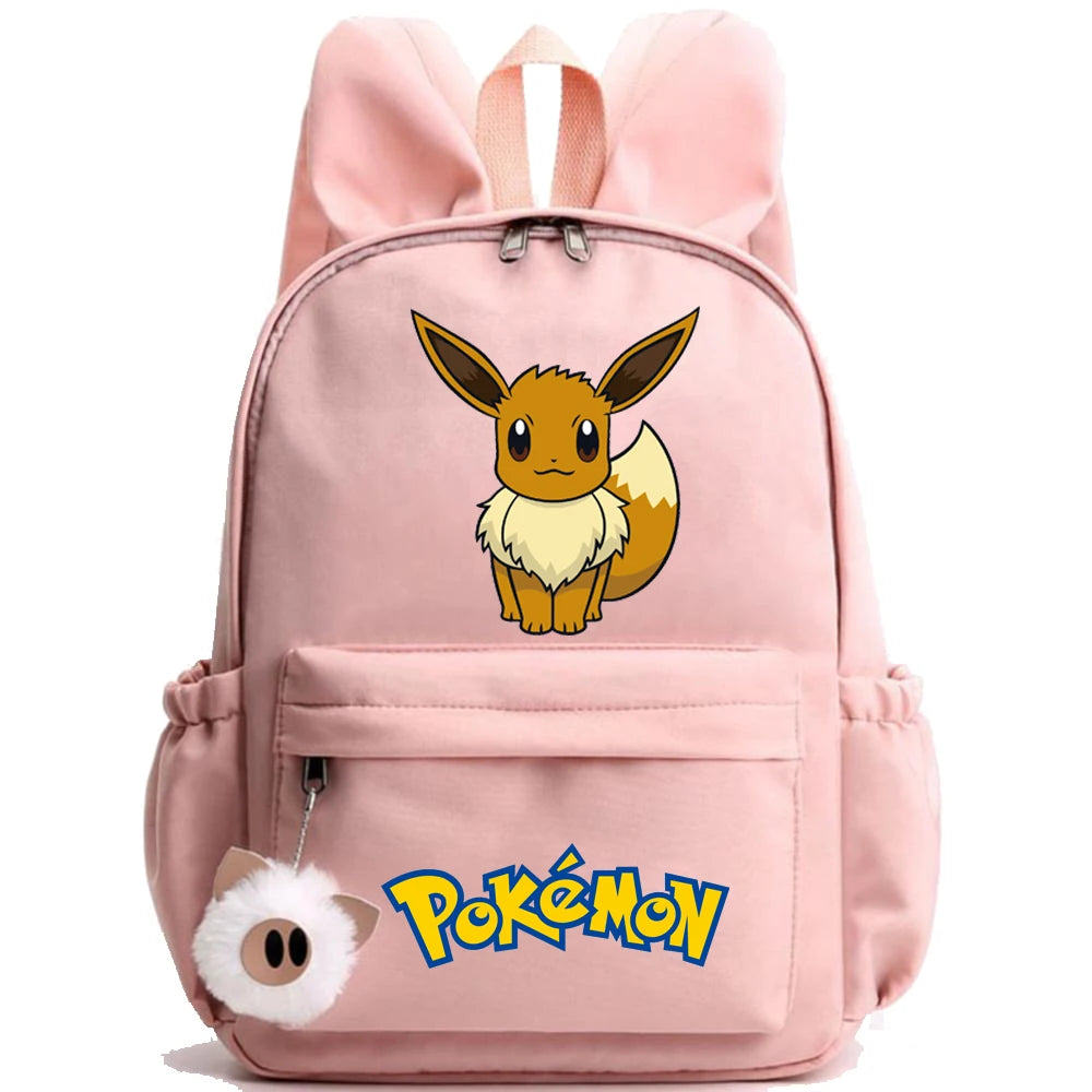 Monster Movie Pokemon Backpack Children Toy Schoolbag Pikachu Charizard Gengar Bulbasaur Backpack Kid Birthday Gift Toy