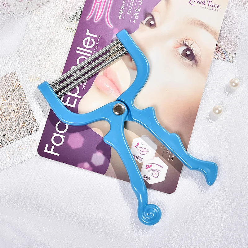 Facial Hair Remover Manual Face Hair Removal For Women Spring Face Epilator High Quality Face Depilator Makeup Tool Accessories