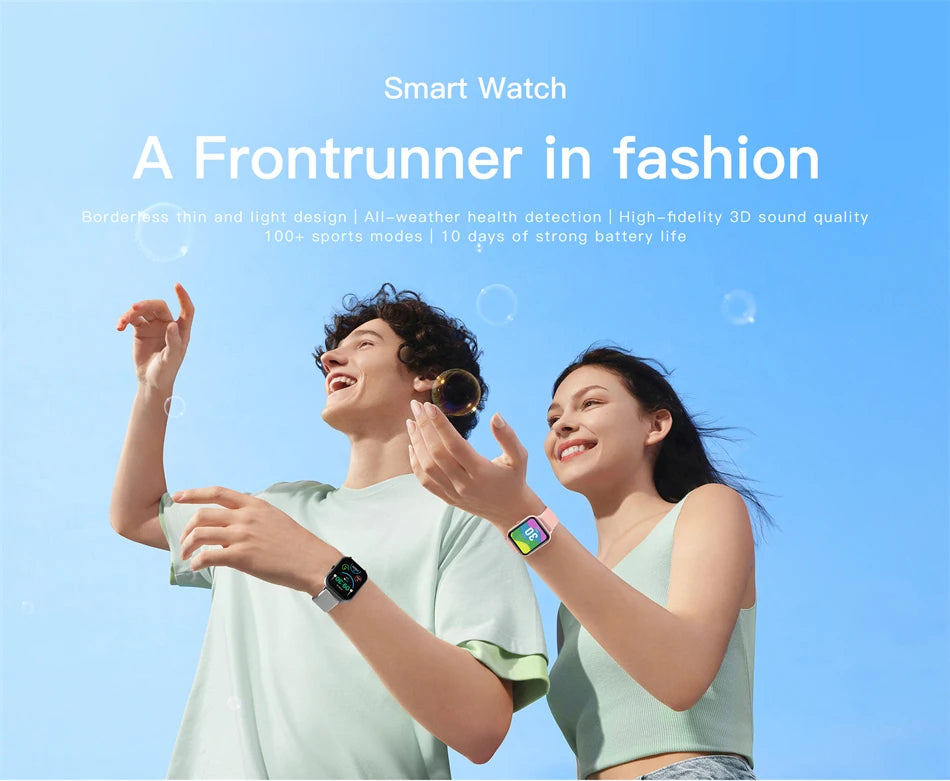 2025 New For Xiaomi Smart Watch Women Bluetooth Call Sport Fitness Tracker Watch Health Monitor Fashion Ladies Men Smartwatch