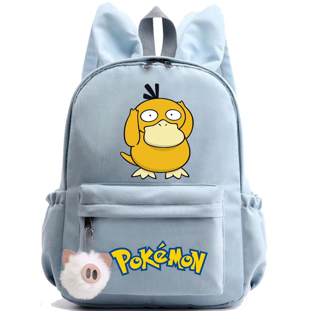 Monster Movie Pokemon Backpack Children Toy Schoolbag Pikachu Charizard Gengar Bulbasaur Backpack Kid Birthday Gift Toy