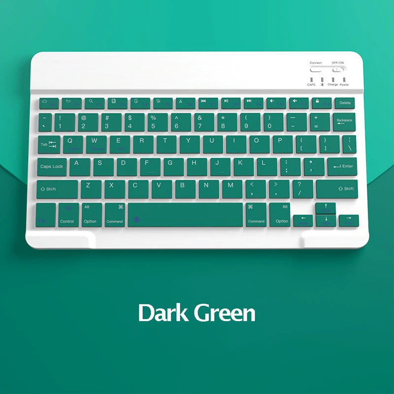 10 inch Wireless Keyboard for iPad Pro 11 Air 5 4 3 5th 6th 8th Rechargeable Keyboard with Mouse for Xiaomi Huawei Samsung