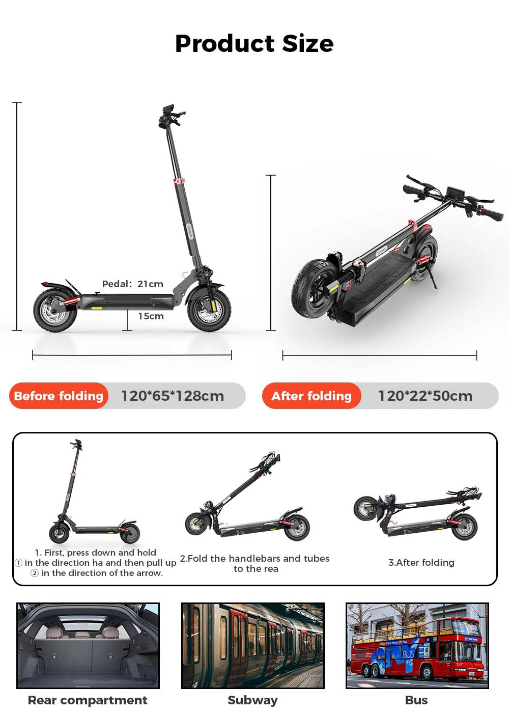 iScooter iX4 Electric Scooter 800W 15Ah Powerful Electric Kick Scooter Anti-skid Off-road Tire  45km Range eScooter 45km/h Speed