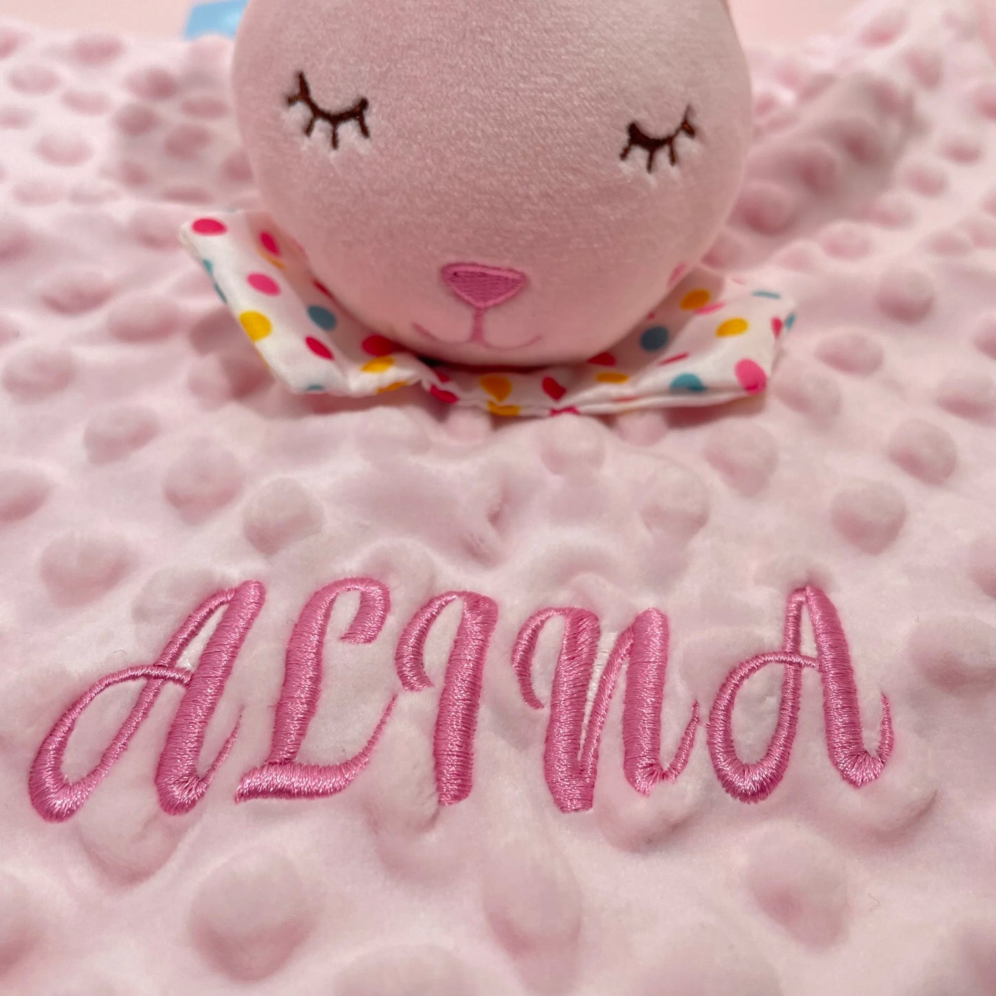 Personalized Baby Blanket Newborn Stroller Sleeping Dolls Custom Blanket With Name Soft Plush Soother Appease Towel Cover Gift