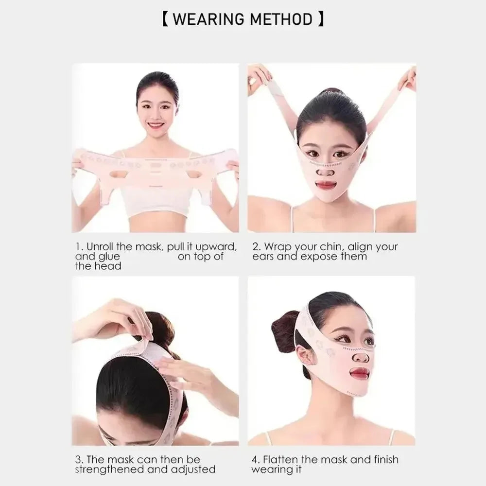 Women Face Slimming Bandage Face Lifting Belt V Line Shaper Cheek Chin Lift UP Strap Anti Wrinkle Band Beauty Facial Care Tools