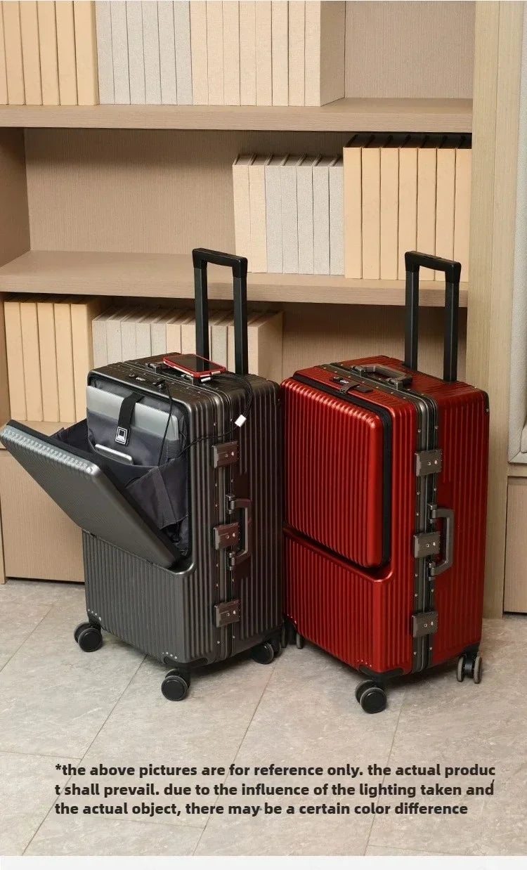 Multifunctional Suitcase Trolley Suitcase Computer Boarding Travel Luggage Large-capacity Suitcase Password Box Luggage