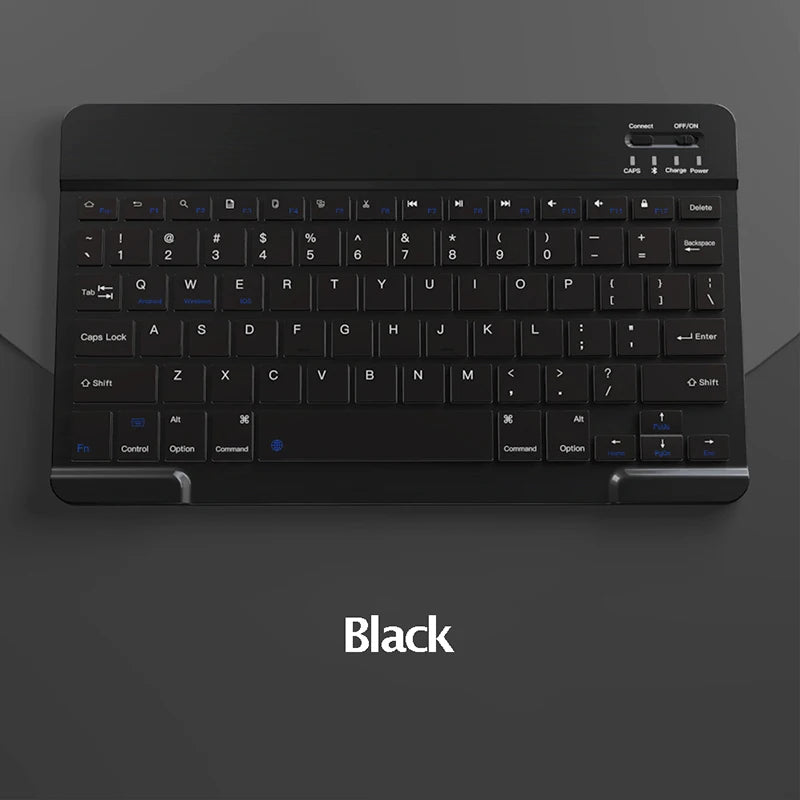 10 inch Wireless Keyboard for iPad Pro 11 Air 5 4 3 5th 6th 8th Rechargeable Keyboard with Mouse for Xiaomi Huawei Samsung