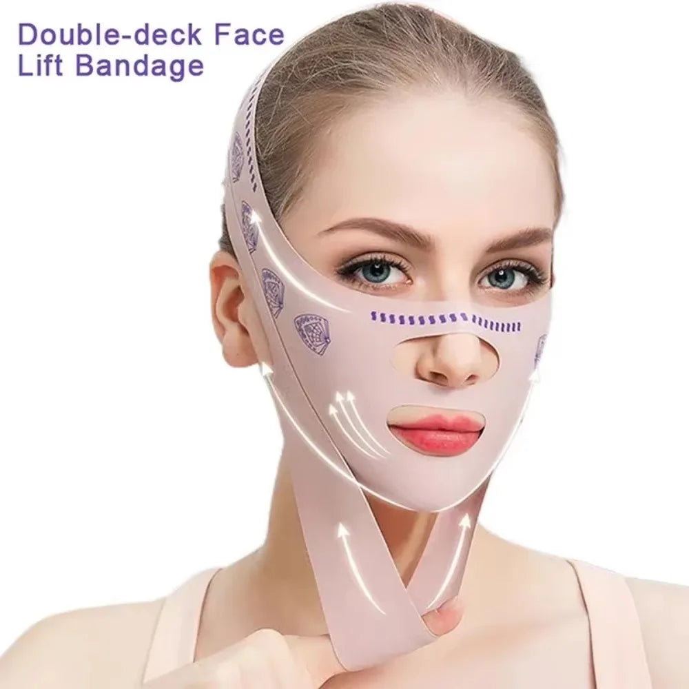 Women Face Slimming Bandage Face Lifting Belt V Line Shaper Cheek Chin Lift UP Strap Anti Wrinkle Band Beauty Facial Care Tools