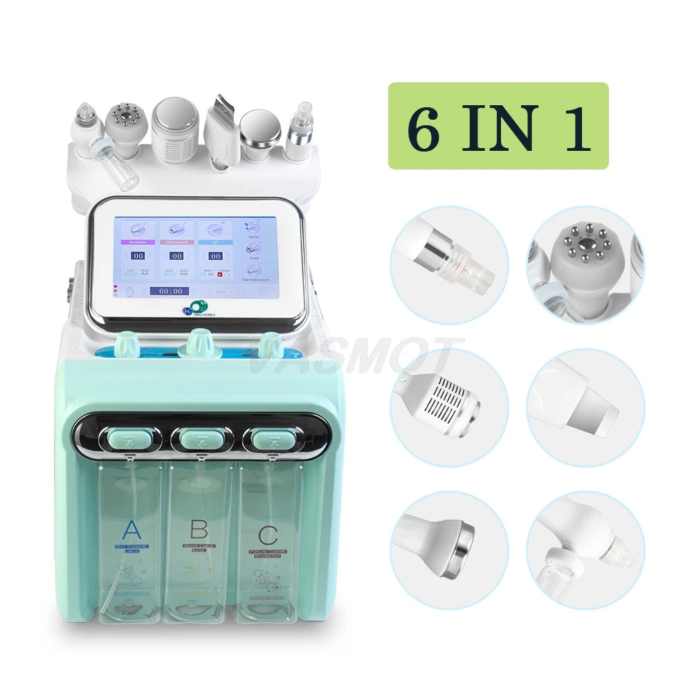 Hydrogen Oxygen Facial Machine Deep Cleansing RF Lifting Tightening Blackhead Removal Skin Care Water Dermabrasion Beauty Device