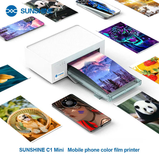 SUNSHINE C1 Mini Color film DIY Printing Printer ，WiFi Direct Connection， assisting Film Cutting Machines ,under 7.5 inches