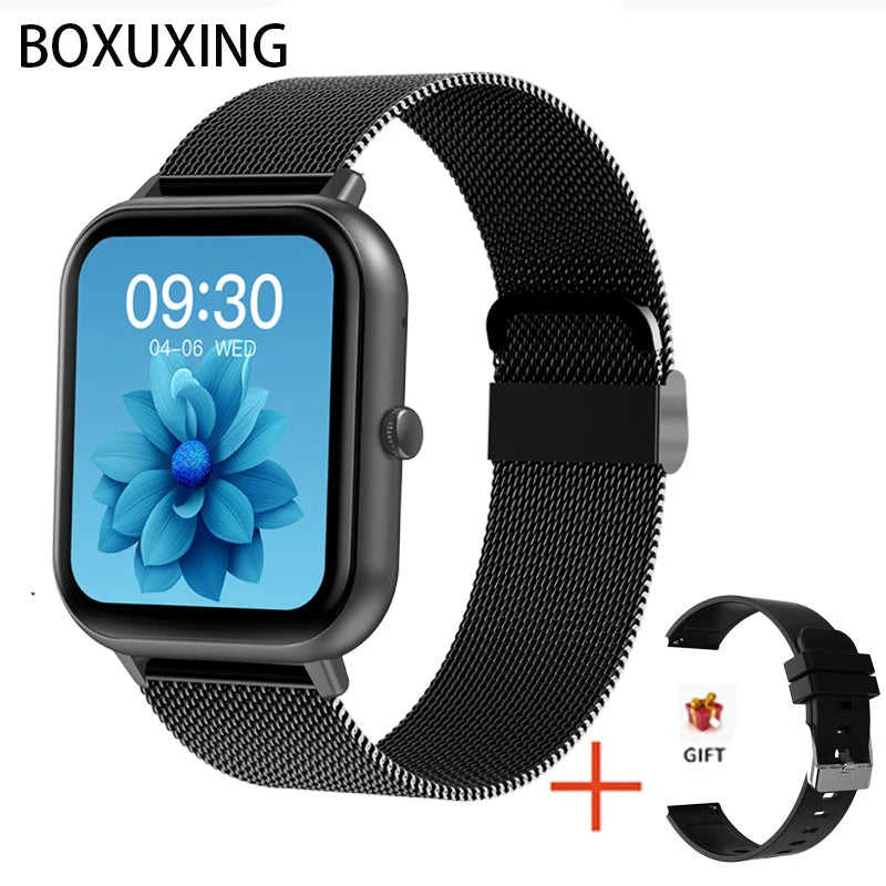 2025 New For Xiaomi Smart Watch Women Bluetooth Call Sport Fitness Tracker Watch Health Monitor Fashion Ladies Men Smartwatch