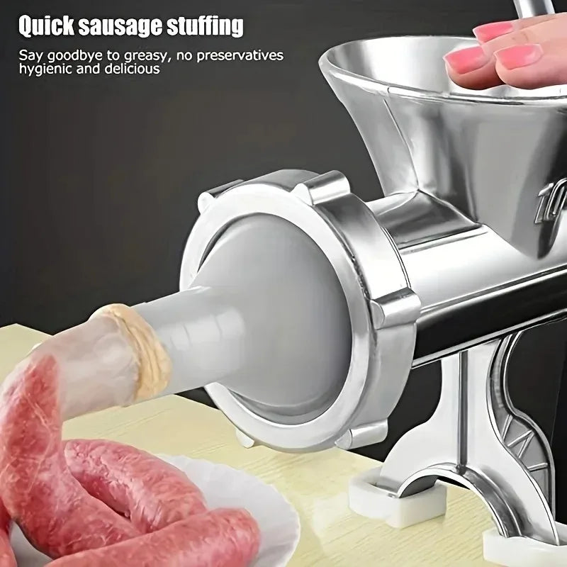 Manual Meat Grinder Sausage Manual Meat Grinder for Homemade Hamburger Patties, Ground Beef, Pepper Grinder