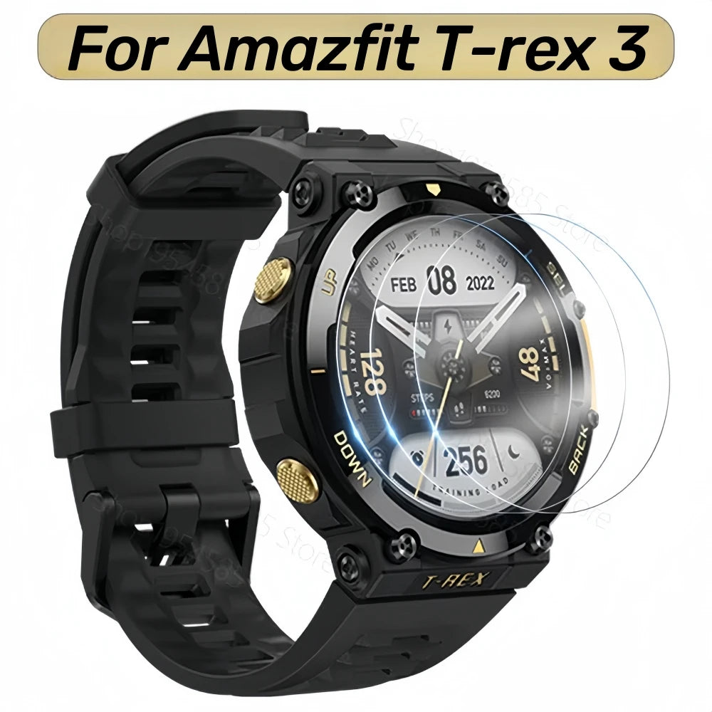 Tempered Glass For Xiaomi Huami Amazfit T Rex 3 2 Active Ultra Screen Protector Amazfit T-Rex Pro T Rex Balance Protective Glass