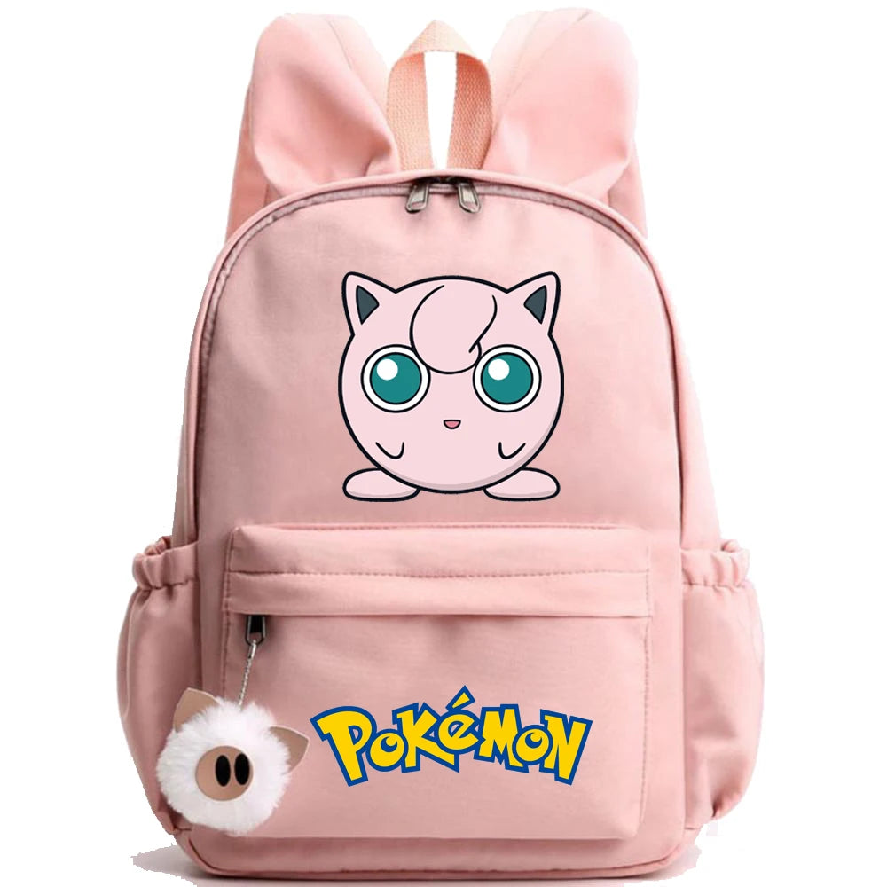 Monster Movie Pokemon Backpack Children Toy Schoolbag Pikachu Charizard Gengar Bulbasaur Backpack Kid Birthday Gift Toy