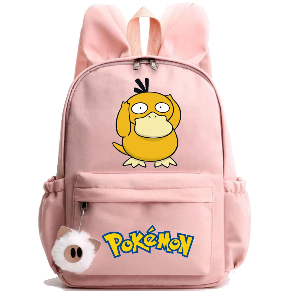 Monster Movie Pokemon Backpack Children Toy Schoolbag Pikachu Charizard Gengar Bulbasaur Backpack Kid Birthday Gift Toy