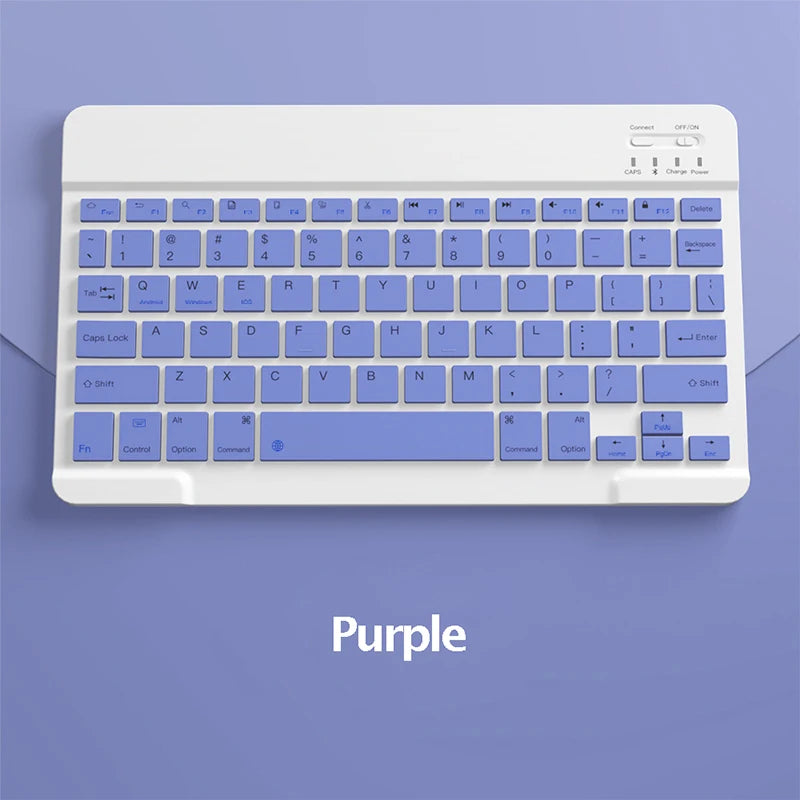 10 inch Wireless Keyboard for iPad Pro 11 Air 5 4 3 5th 6th 8th Rechargeable Keyboard with Mouse for Xiaomi Huawei Samsung