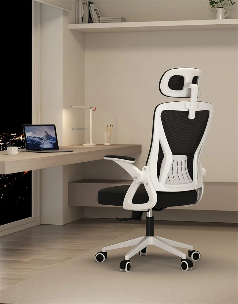 Nordic Office Chair Ergonomic Office Furniture Comfortable Sedentary Gaming Chair Lift Swivel Meeting Room Staff Computer Chair