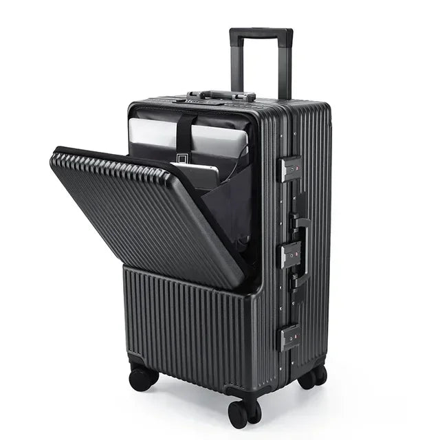 Multifunctional Suitcase Trolley Suitcase Computer Boarding Travel Luggage Large-capacity Suitcase Password Box Luggage