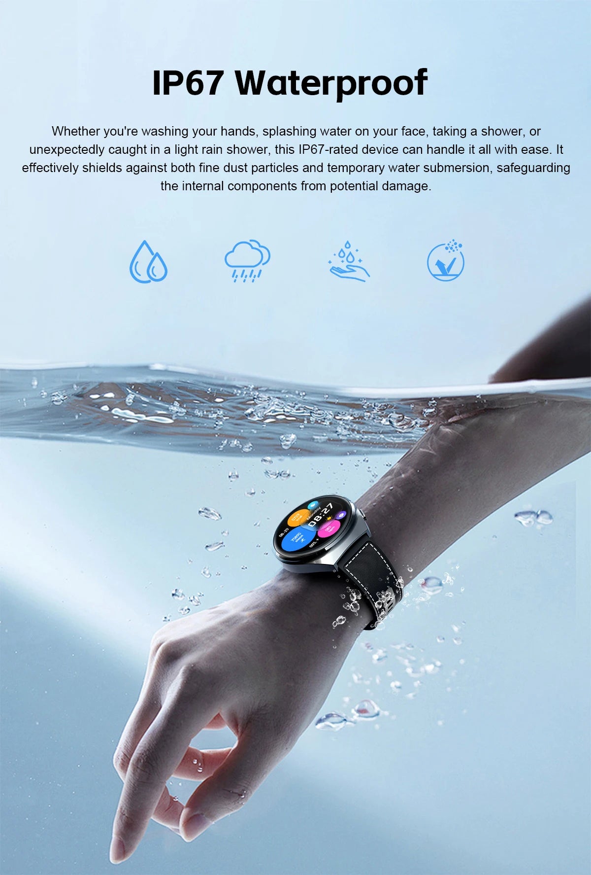 For Xiaomi New 2 in 1 Smart Watch With Earbuds Smartwatch TWS Bluetooth Earphone Heart Rate Blood Pressure Monitor Sports Watch