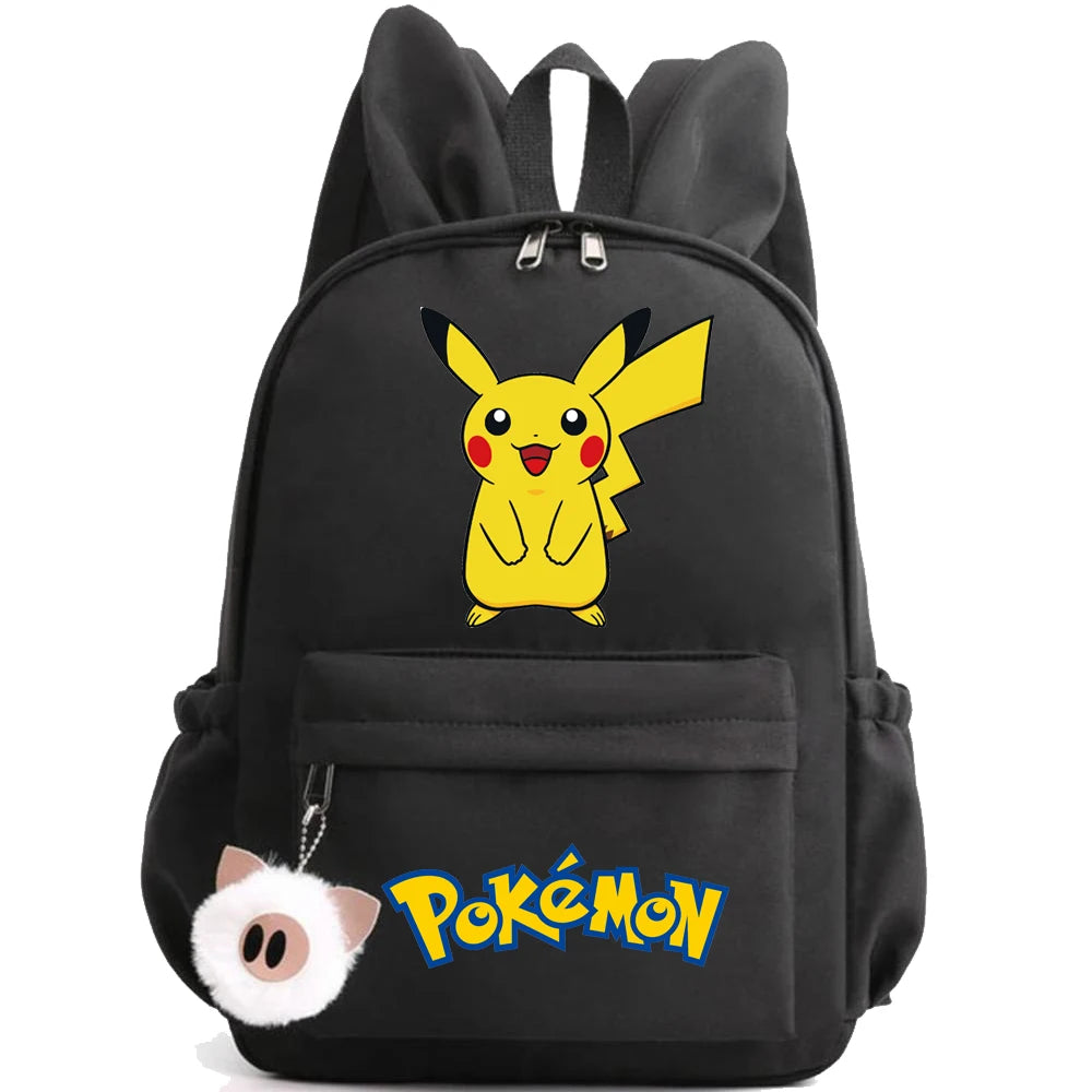 Monster Movie Pokemon Backpack Children Toy Schoolbag Pikachu Charizard Gengar Bulbasaur Backpack Kid Birthday Gift Toy