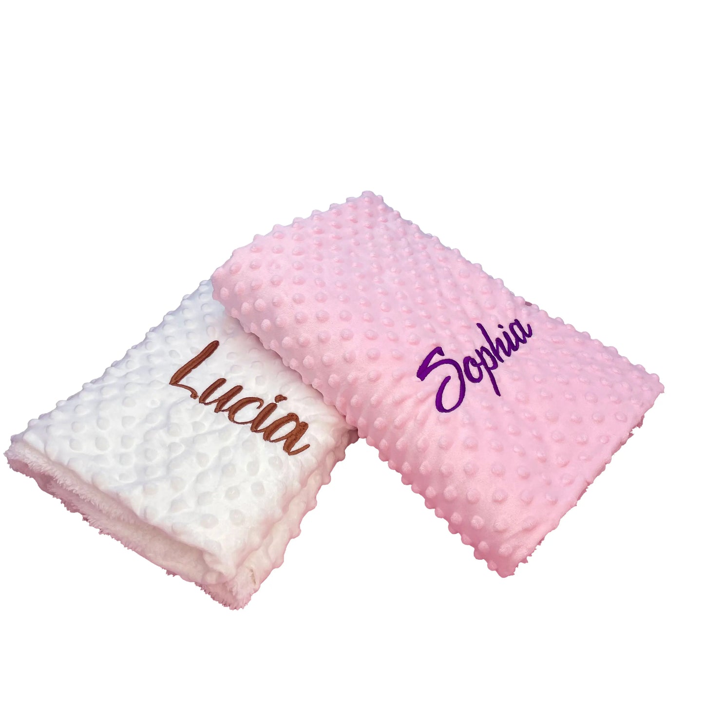 Personalized Baby Blanket Newborn Stroller Sleeping Dolls Custom Blanket With Name Soft Plush Soother Appease Towel Cover Gift