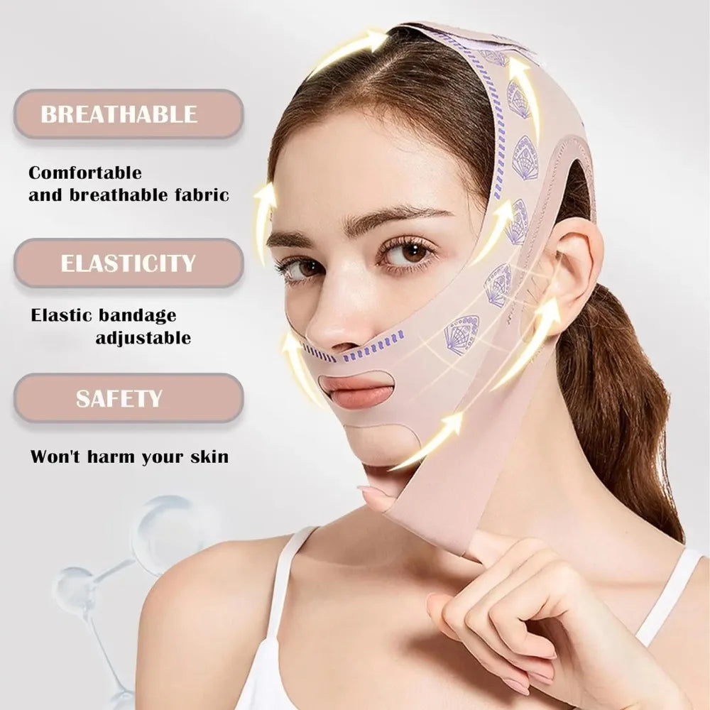 Women Face Slimming Bandage Face Lifting Belt V Line Shaper Cheek Chin Lift UP Strap Anti Wrinkle Band Beauty Facial Care Tools