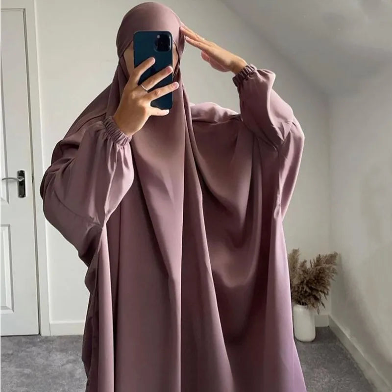 Ramadan Abaya for Muslim Women,Loose Jilbab, Turkey, Solid Color Djellaba, Islamic Prayer Dresses, Dubai Moroccan Caftan