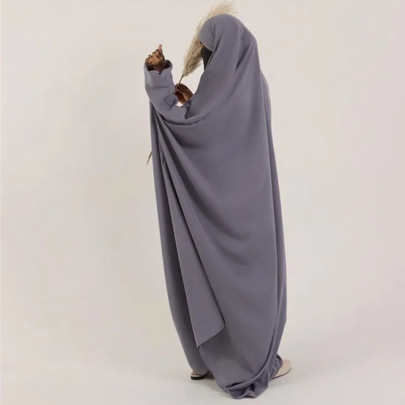 Ramadan Abaya for Muslim Women,Loose Jilbab, Turkey, Solid Color Djellaba, Islamic Prayer Dresses, Dubai Moroccan Caftan