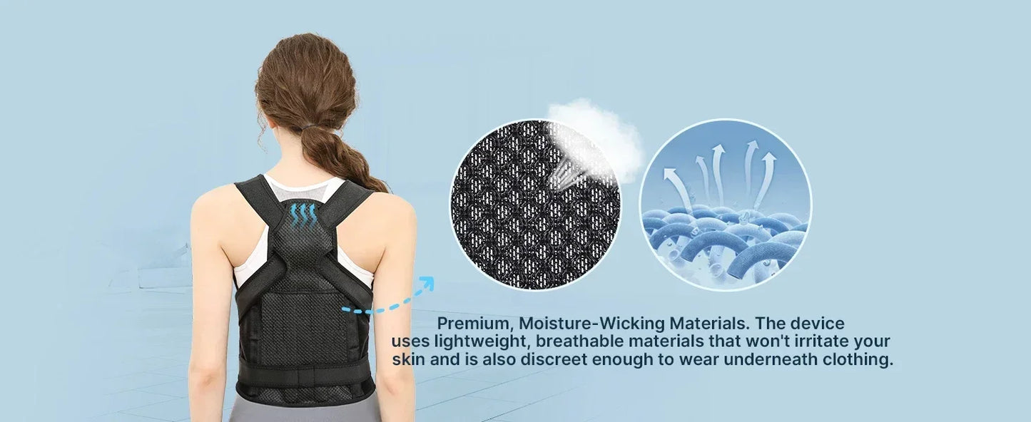 Neck hump corrector Back Shoulder Posture Corrector for Women & Men Stretcher Straightener Brace Support belt Lumbar Coluna Faja