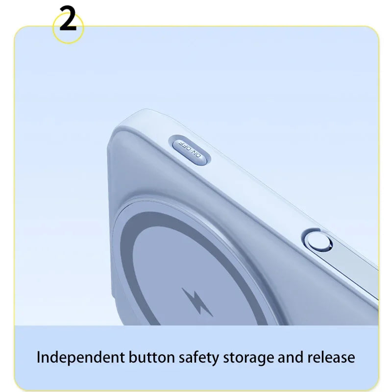 Xiaomi 22.5W 200000mAh Magnetic Wireless Charger Power Bank with Phone Holder PowerBank For iPhone Samsung Huawei Fast Charging