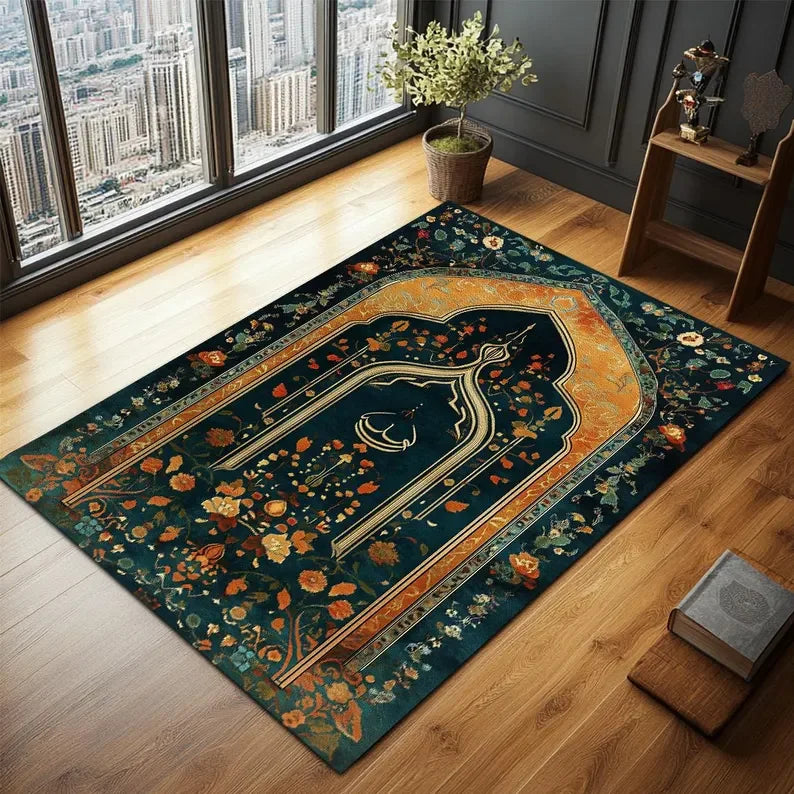 Elegant Islamic Elegance Prayer Rugs Muslim Gift Ideas Sophisticated Islamic Prayer Carpets and Floor Mats for Your Prayer Space