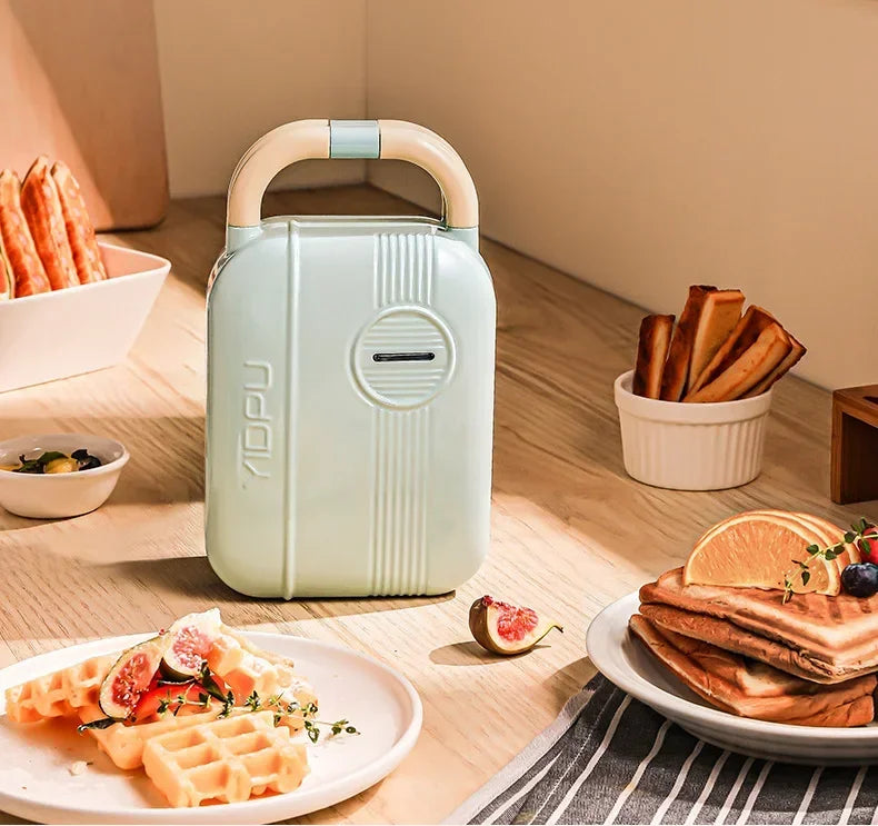 3 in 1 Waffle Maker 1PC Multifunctional Breakfast Machine Sanming smelting machine Grilled Fish Plate Doughnut Home Use