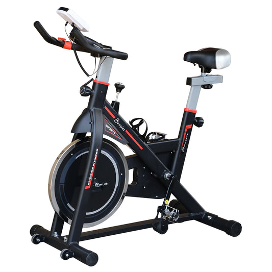 Homcom Exercise Bike Adjustable Resistance Flywheel 8kg 103X48X115Cm