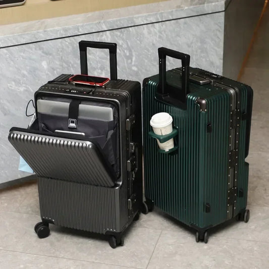 Multifunctional Suitcase Trolley Suitcase Computer Boarding Travel Luggage Large-capacity Suitcase Password Box Luggage