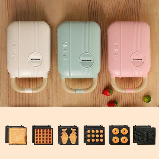 3 in 1 Waffle Maker 1PC Multifunctional Breakfast Machine Sanming smelting machine Grilled Fish Plate Doughnut Home Use