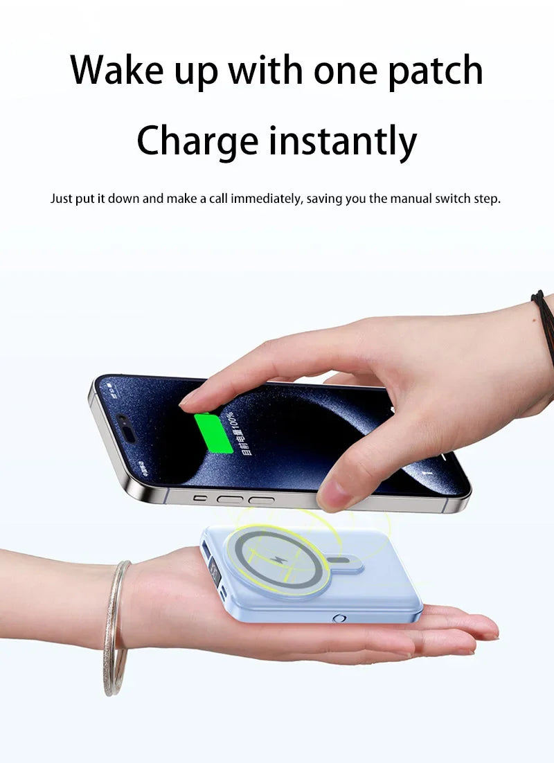 Xiaomi 22.5W 200000mAh Magnetic Wireless Charger Power Bank with Phone Holder PowerBank For iPhone Samsung Huawei Fast Charging