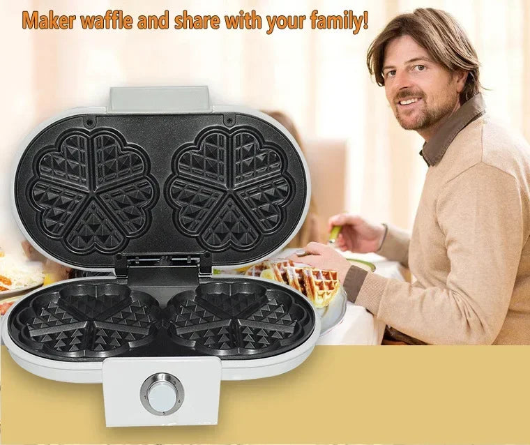 Houselin Belgian Waffle Maker, 4 Slices