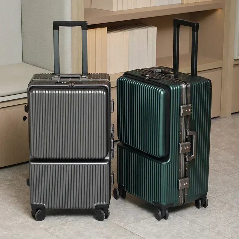 Multifunctional Suitcase Trolley Suitcase Computer Boarding Travel Luggage Large-capacity Suitcase Password Box Luggage