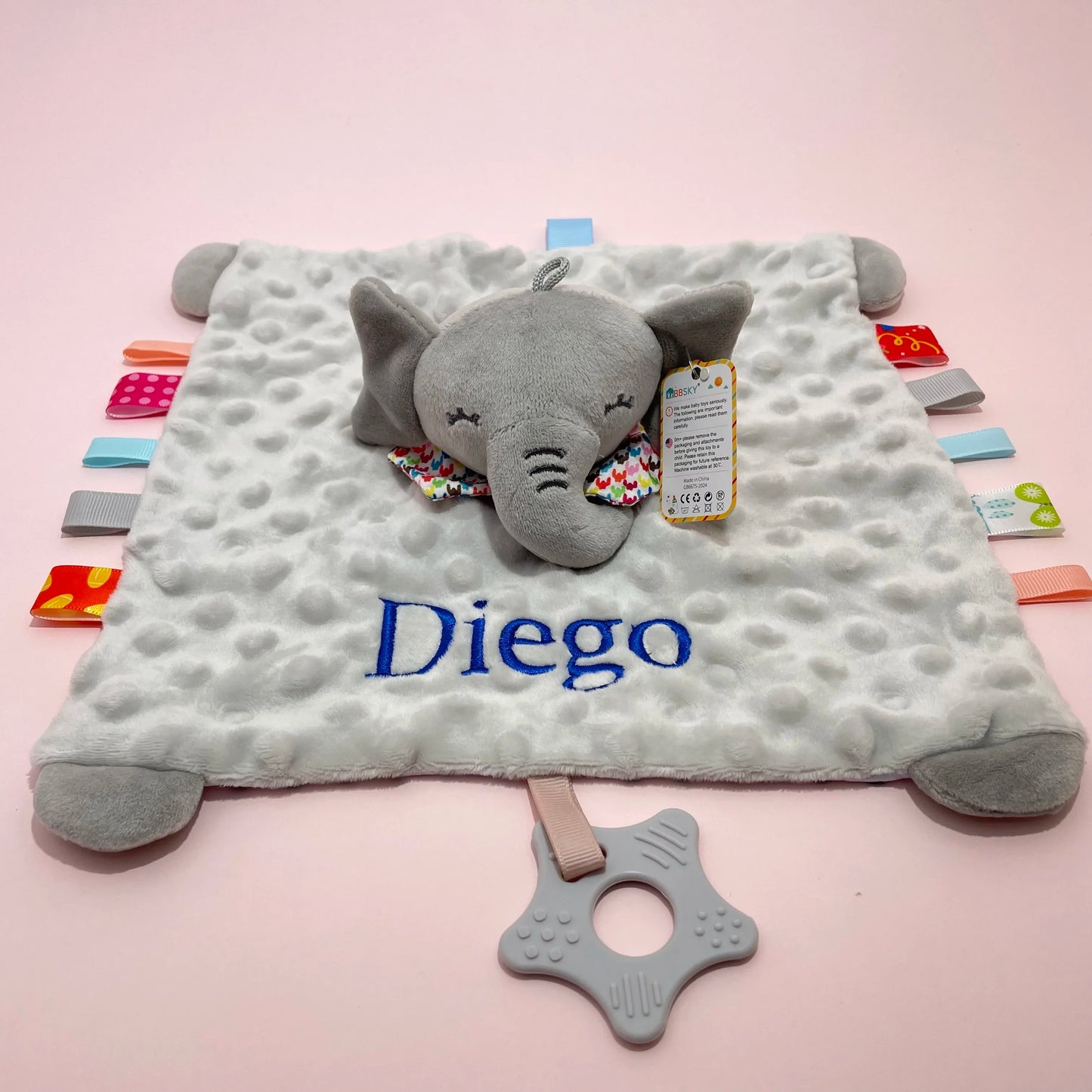 Personalized Baby Blanket Newborn Stroller Sleeping Dolls Custom Blanket With Name Soft Plush Soother Appease Towel Cover Gift