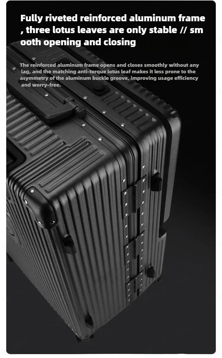 Multifunctional Suitcase Trolley Suitcase Computer Boarding Travel Luggage Large-capacity Suitcase Password Box Luggage