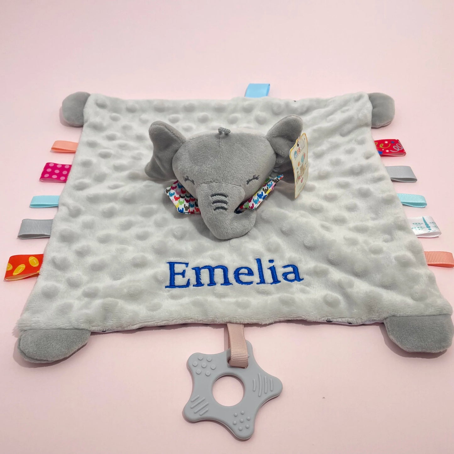 Personalized Baby Blanket Newborn Stroller Sleeping Dolls Custom Blanket With Name Soft Plush Soother Appease Towel Cover Gift