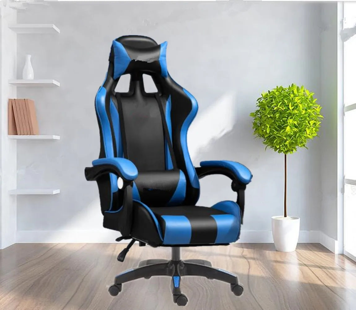 Gaming Chair Office Lumbar Support Swivel Desk Armchair Wheels Office Home Chairs Professional Lol Computer Wcg Choose Color Black Blue Pink White